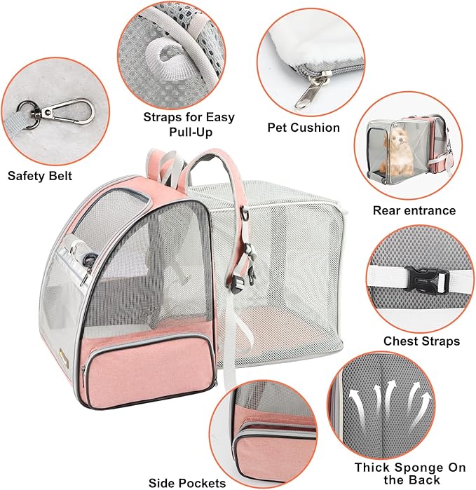 Texsens Innovative Traveler Bubble Backpack Pet Carriers - Image 4