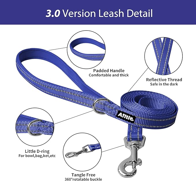 AIITLE No Pull Dog Harness and Leash Set, Step in Adjustable Dog Harness - Image 5