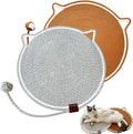 Cat Scratching Mat Natural Cotton Rope Cat Scratching Pad, Large Size Scratcher by CoveCozy