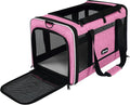 Cat Carrier 18x11x11 Delta Airline Approved, Easy Load Soft Pet Plane Travel by GAPZER