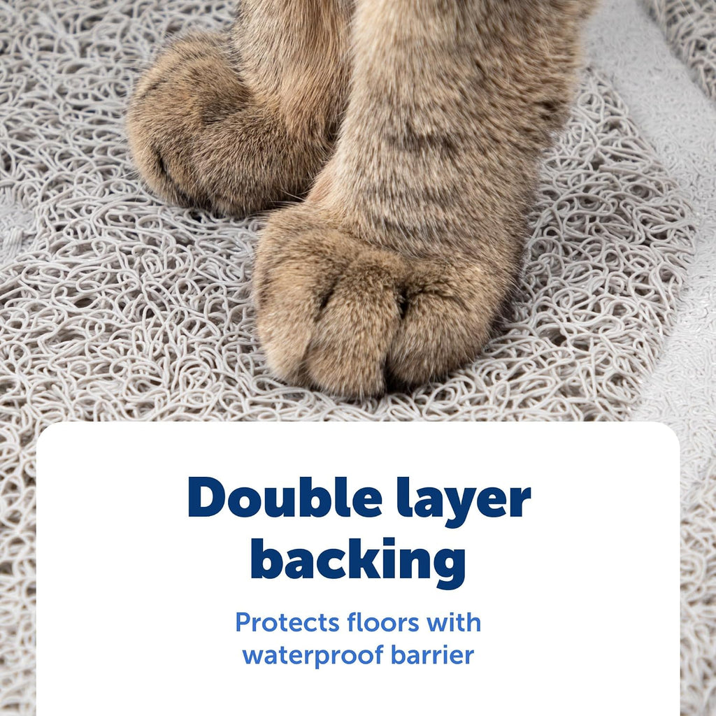 PetSafe Anti-Tracking Cat Litter Mat, Small, 20.5 x 19.7 in