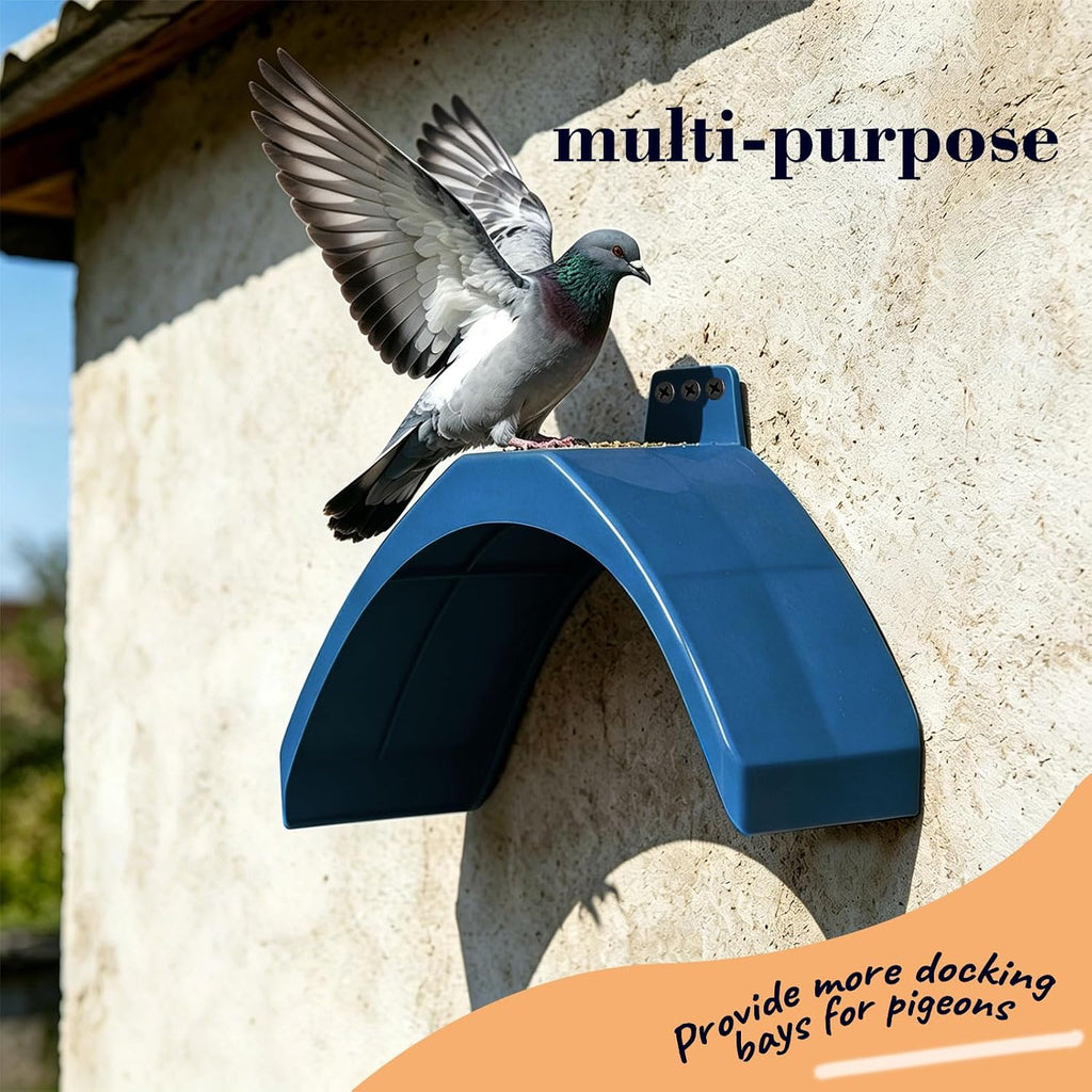 Plastic Dove Rest Stand, Lightweight Pigeon Perch, Roost Holder, Birdcage Accessory for Parrots and Other Birds, 20 Pcs (20, Blue)