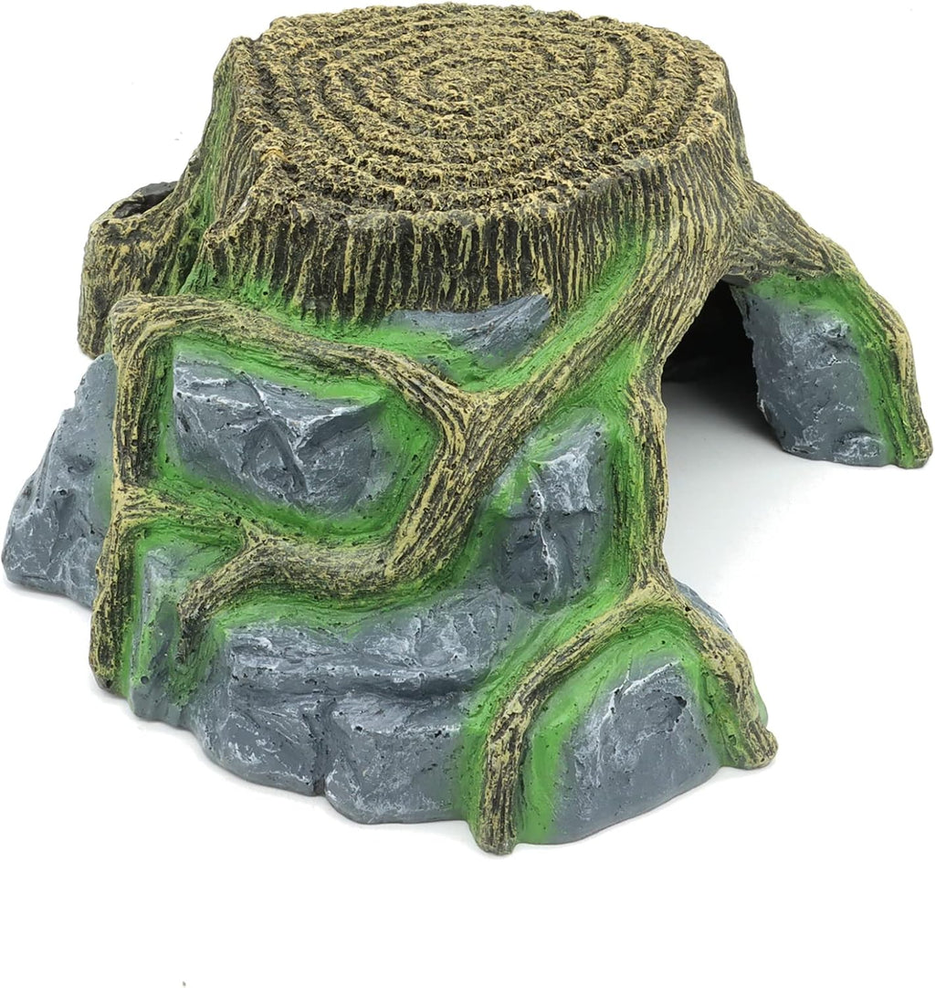 Resin Large Turtle Tank Accessories Reptile Hideouts Cave