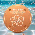 Bird Bath Purification Disk Pure Copper Outside Winter Solar Power Birdbath by OICEME