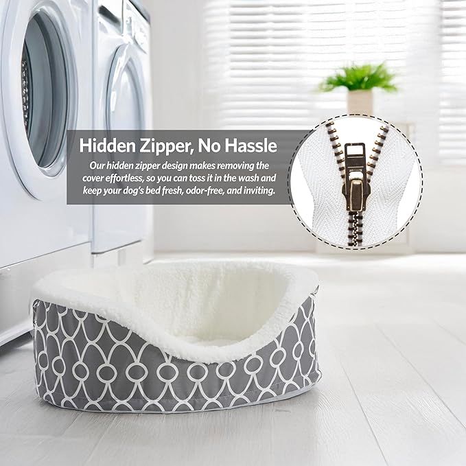 MidWest Homes for Pets Orthoperdic Egg-Crate Nesting Pet Bed w/ Teflon Fabric - Image 4