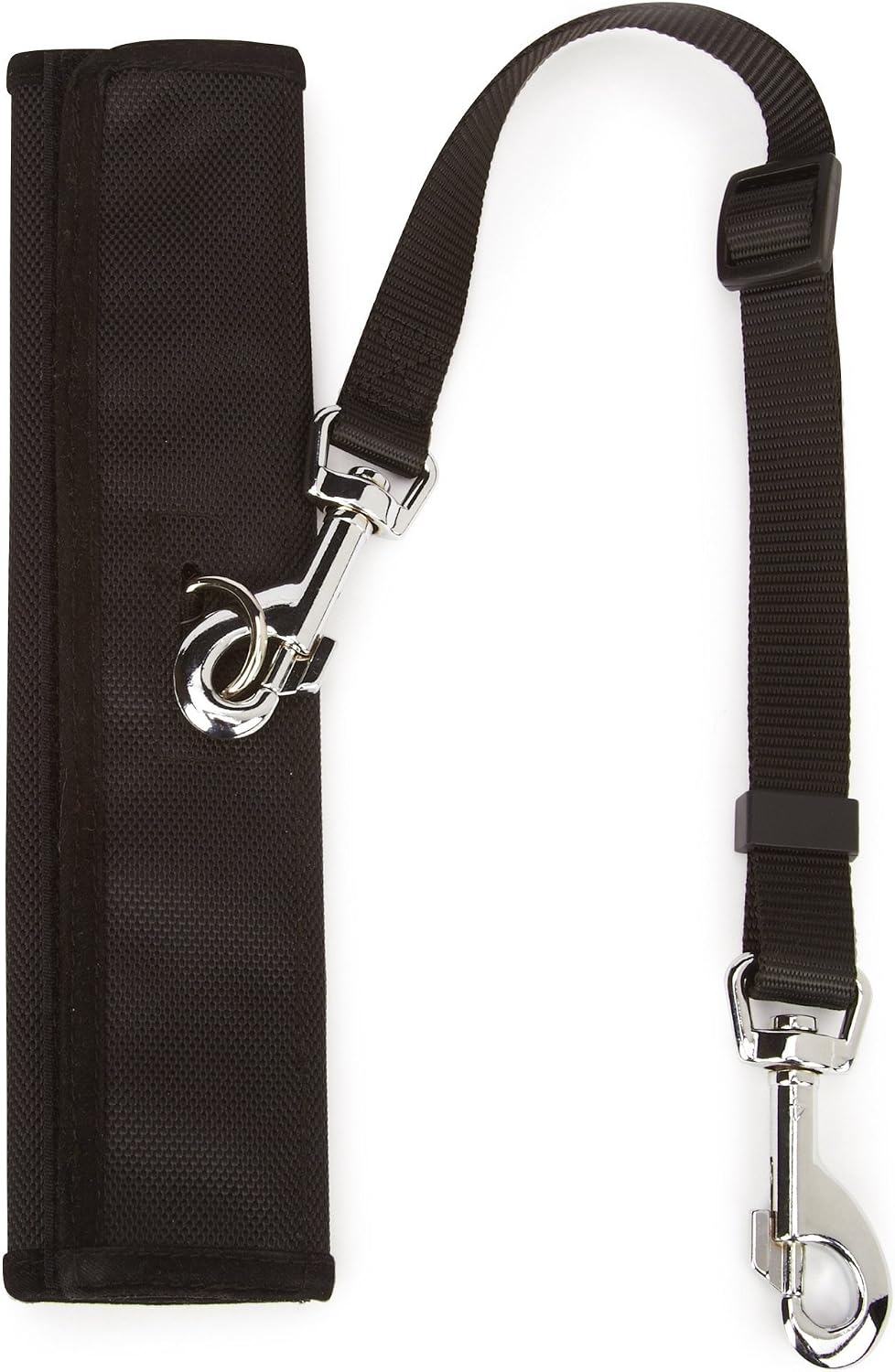 Guardian Gear Ride Right Seat Belt Connectors — Polyester Seat Belt Connectors for Dogs, Black