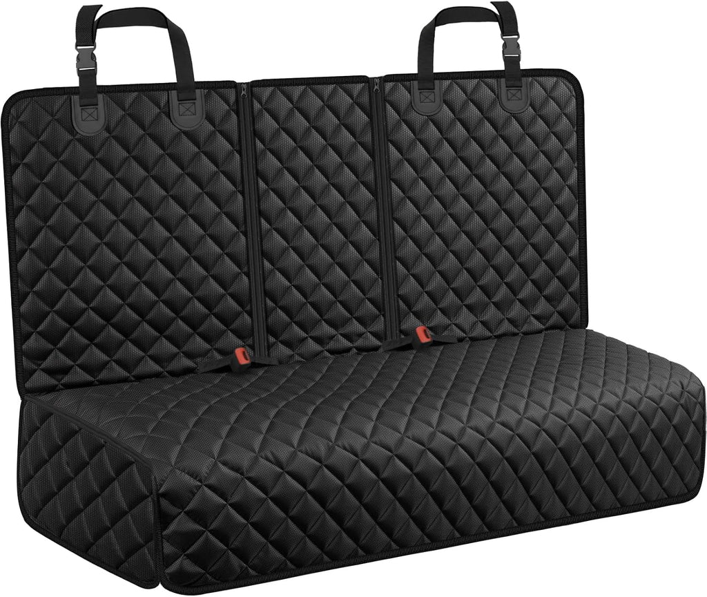 URPOWER Dog Car Seat Cover for Back Seat, Waterproof PU Leather