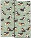 Cute Shiba Inu Hand Towels by amepay