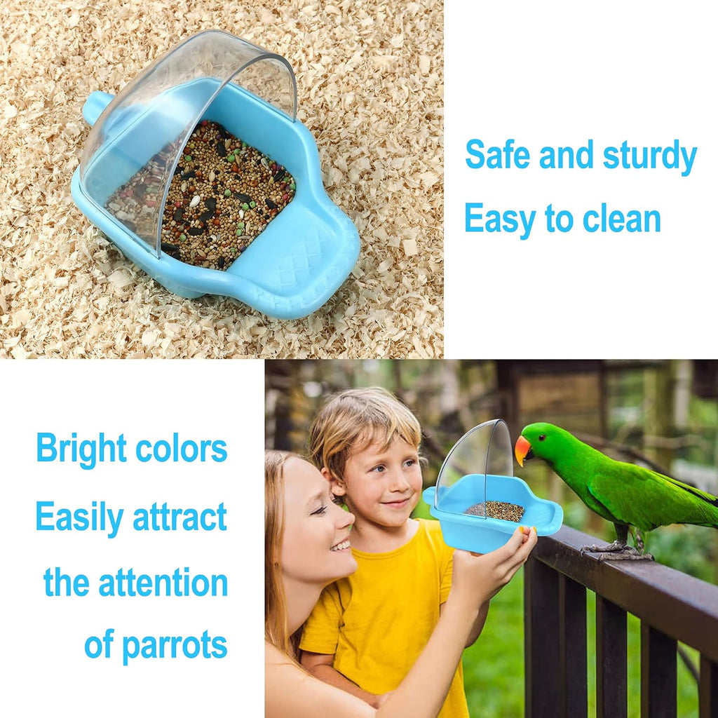 Bird Bath Box Hanging Birdbath Toy Parakeet Caged Bathing Tubs