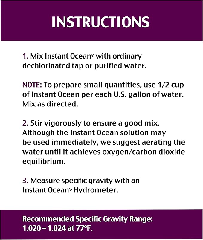 Instant Ocean Sea Salt 50 Gallons, - Image 6