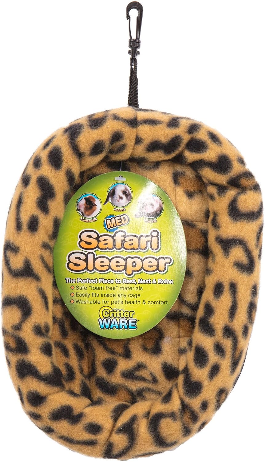 (2 Pack) Ware Manufacturing Fuzz-E-Bed Safari Sleepers, Large, Colors May Vary