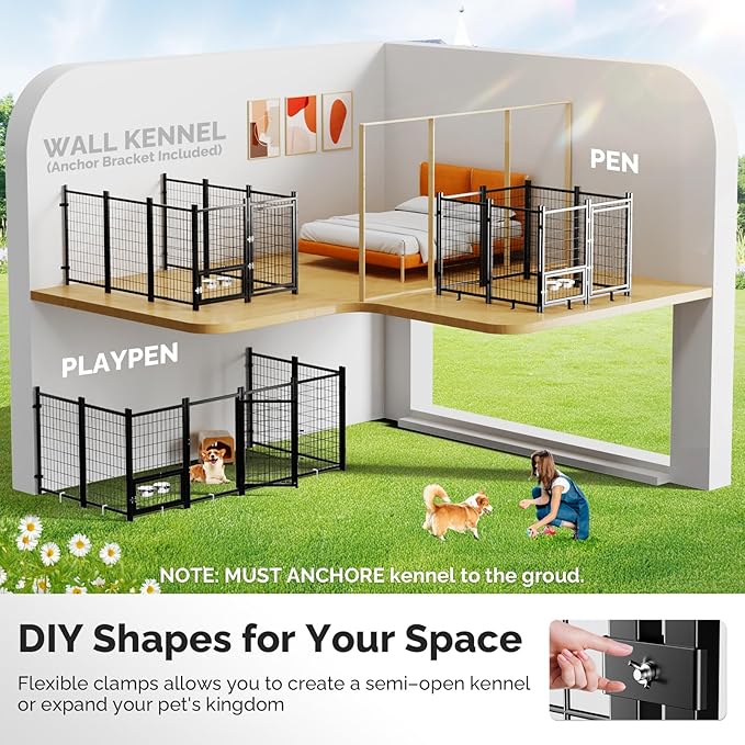 Sino Luban Outdoor Dog Kennel Outside Run - Image 7