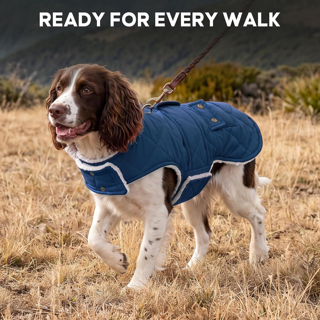 KYEESE Waterproof & Windproof Dog Coat for Small Dogs Puffer Jacket