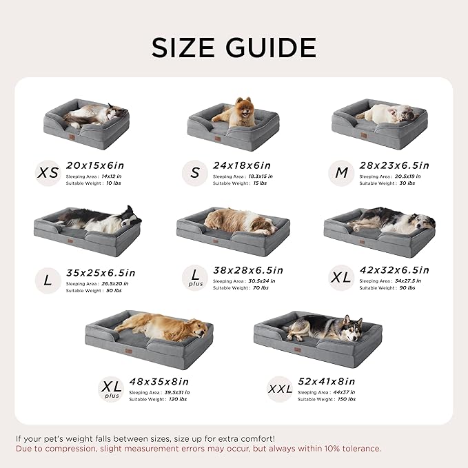 Bedsure Orthopedic Dog Beds for Small Dogs - Image 7