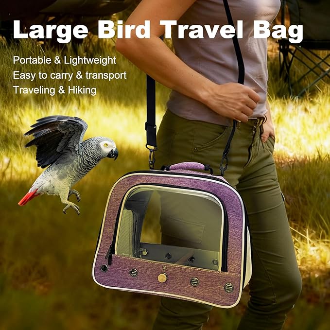 halinfer Bird Travel Carrier Cage - Image 7