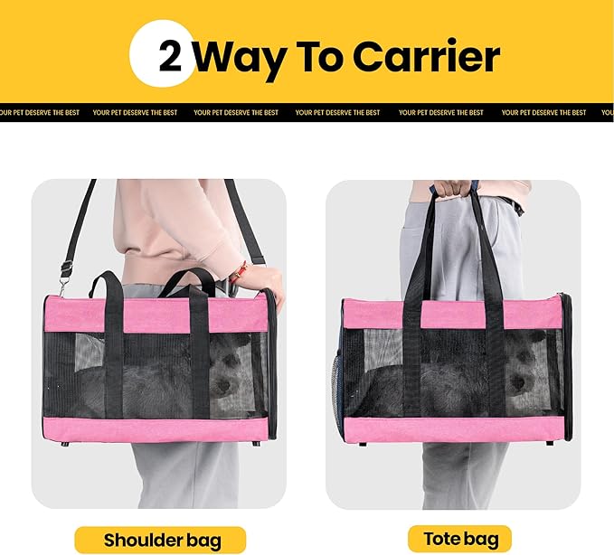 Dog Carrier Soft Sided, Large Cat Carrier - Image 6