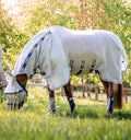 Horseware® Rambo® Protector Fly Sheet - Silver/Navy & White & Beige, 60 inches
