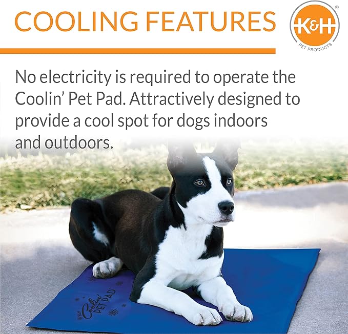 K&H Pet Products Coolin' Pet Pad Dog Mat, Portable Dog Cooling Mat - Image 4