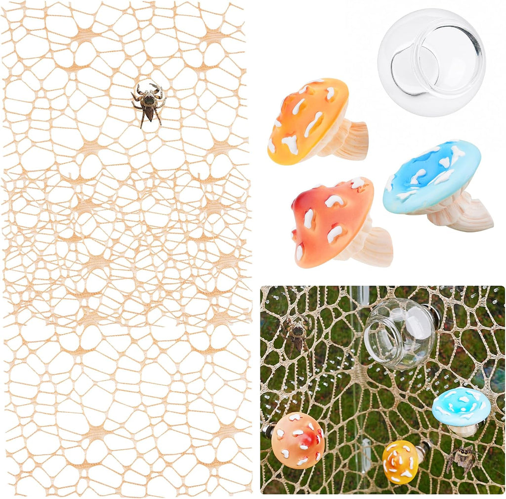 Jumping Spider Accessories for Decor Jumping Spider Enclosure Accessories 4 Pcs