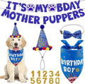 Dog Birthday Decorations, Dog Birthday Hat by Guiqulai