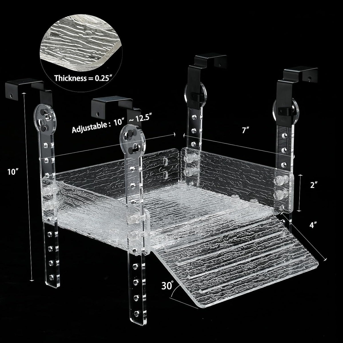 Hanging Floating Turtle Basking Platform Dock for 10/20/55/40 Gal Long Tank