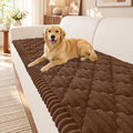 Smiry Couch Cover for Dogs Washable, Non Slip Fuzzy Pet Sofa Protector