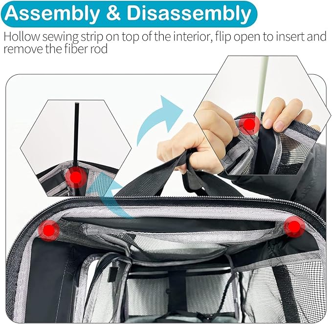 TSA Approved Pet Carrier for Small Medium Cats and Dogs | Dog Carrier - Image 8
