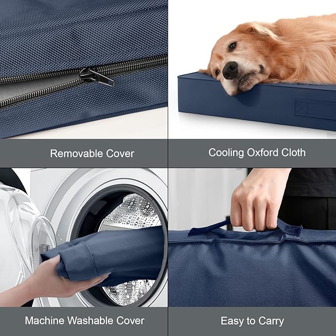 Outdoor Extra Large Dog Bed, Jumbo Waterproof Dog Bed - Image 6