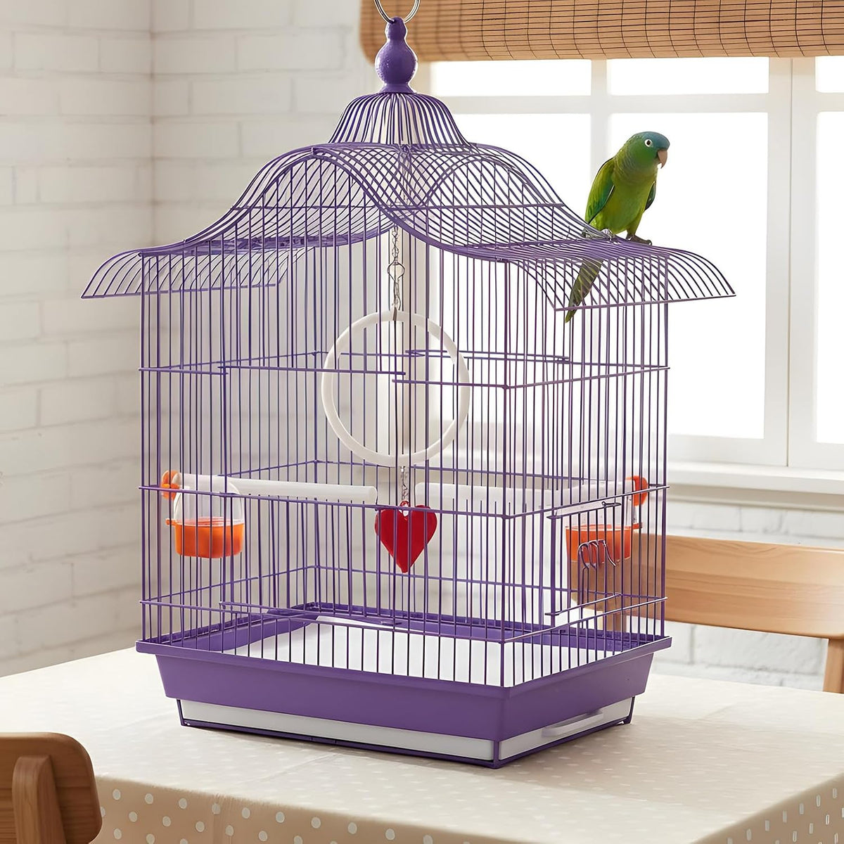 100 Ft x 17.3 Inch Bird Cage Liner, Disposable White Non-Woven Bird Cage Liners Large Size Precut Absorbent Cushion Pad Mat Accessories for Pet, Parrot, Animal