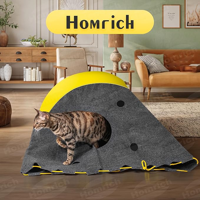 Homrich Interactive Cat Play Bag- Durable Rug - Image 7