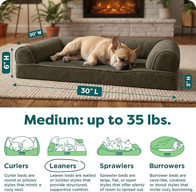 FurHaven Classic Soft Sofa Orthopedic Dog Bed - Image 3