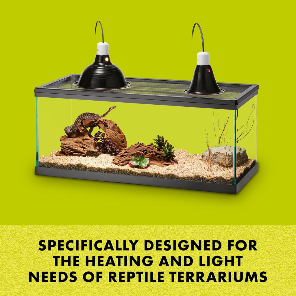 Zilla Premium Reflector Dome Reptile Heat Lamp Fixture, 8.5 Inches