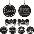 UltraJoys Stainless Steel Pet ID Tag Dog Name Tags Personalized Front and Back by UltraJoys
