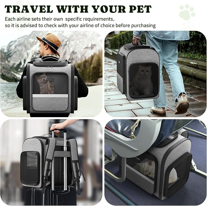 Pawtners Dog Backpack Carrier Large Pet Carrier Backpack - Image 7