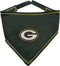 Pets First NFL Green Bay Packers TIE Bandana, Small/Medium. Dog Bandana Scarf by PETSFIRST
