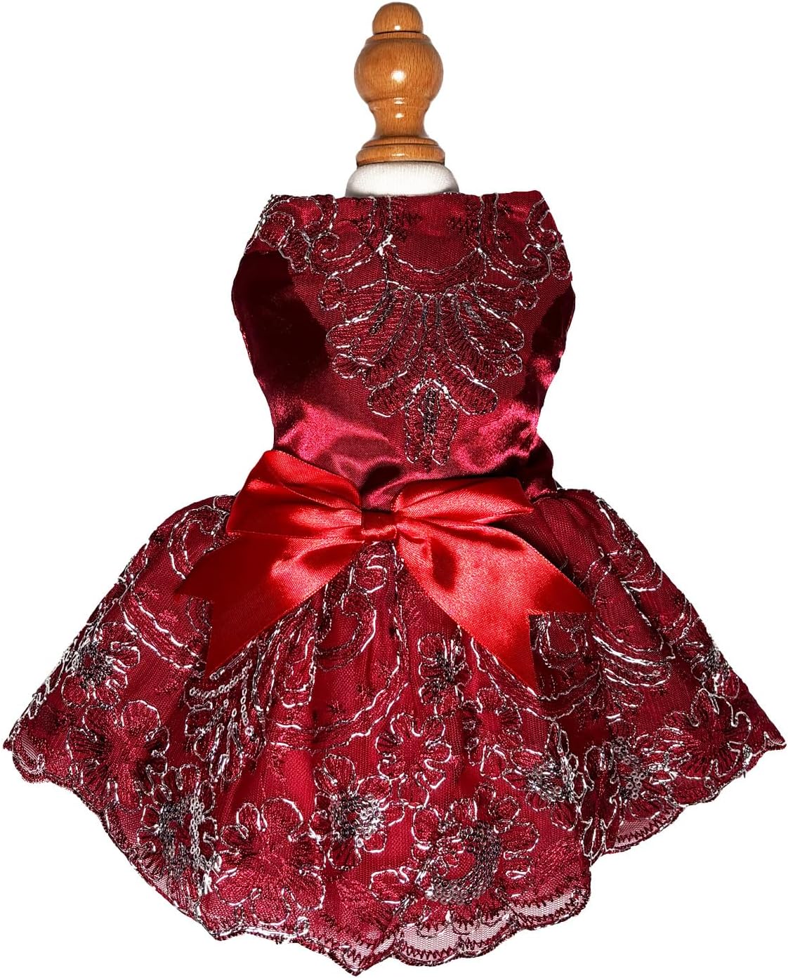 Pet Wedding Party Dresses,Dog Princess Clothes,Cat Dress Skirt Apparel(S)