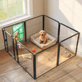 FXW AuraSpace Pro Acrylic & Wire Mesh Indoor Dog Playpen, 24" H, 8 Panels