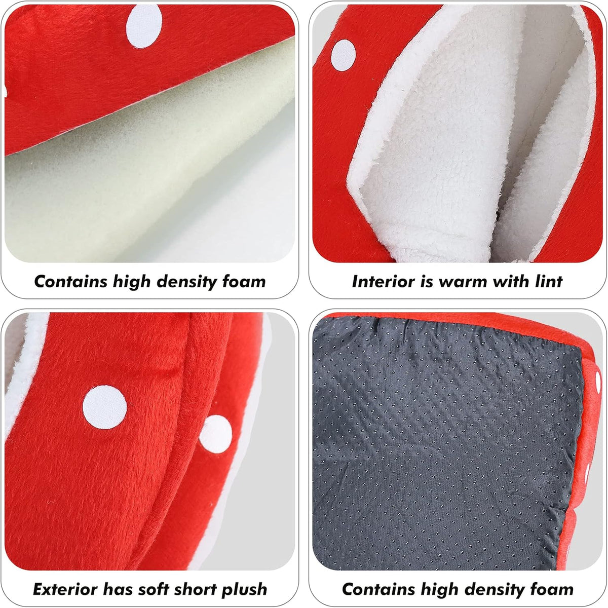 Mygeromon Guinea Pig Bed Rabbit Hideout Cuddle Cup (Strawberry Style)
