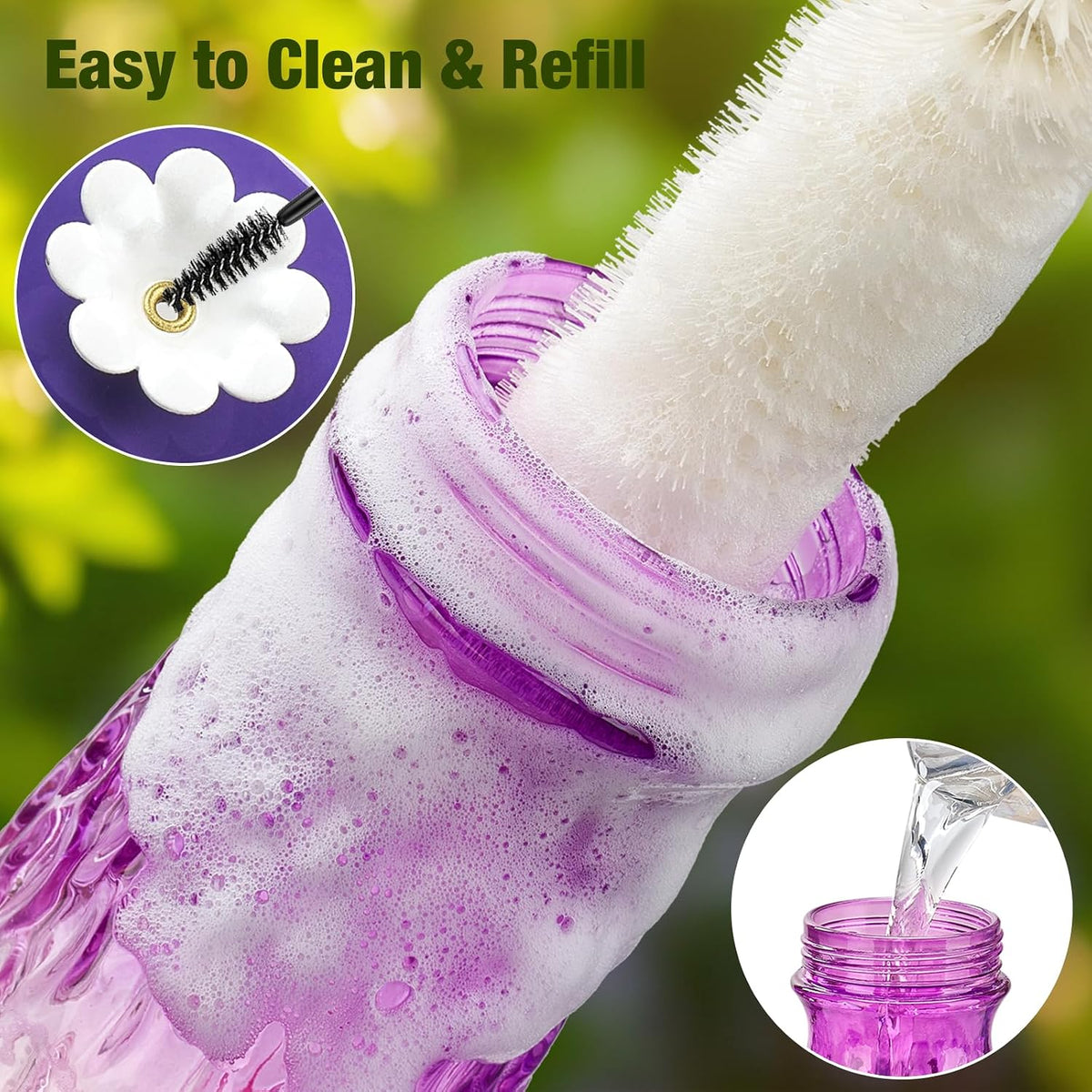 Kingsyard Glass Hummingbird Feeder for Outdoors with Ant Moat