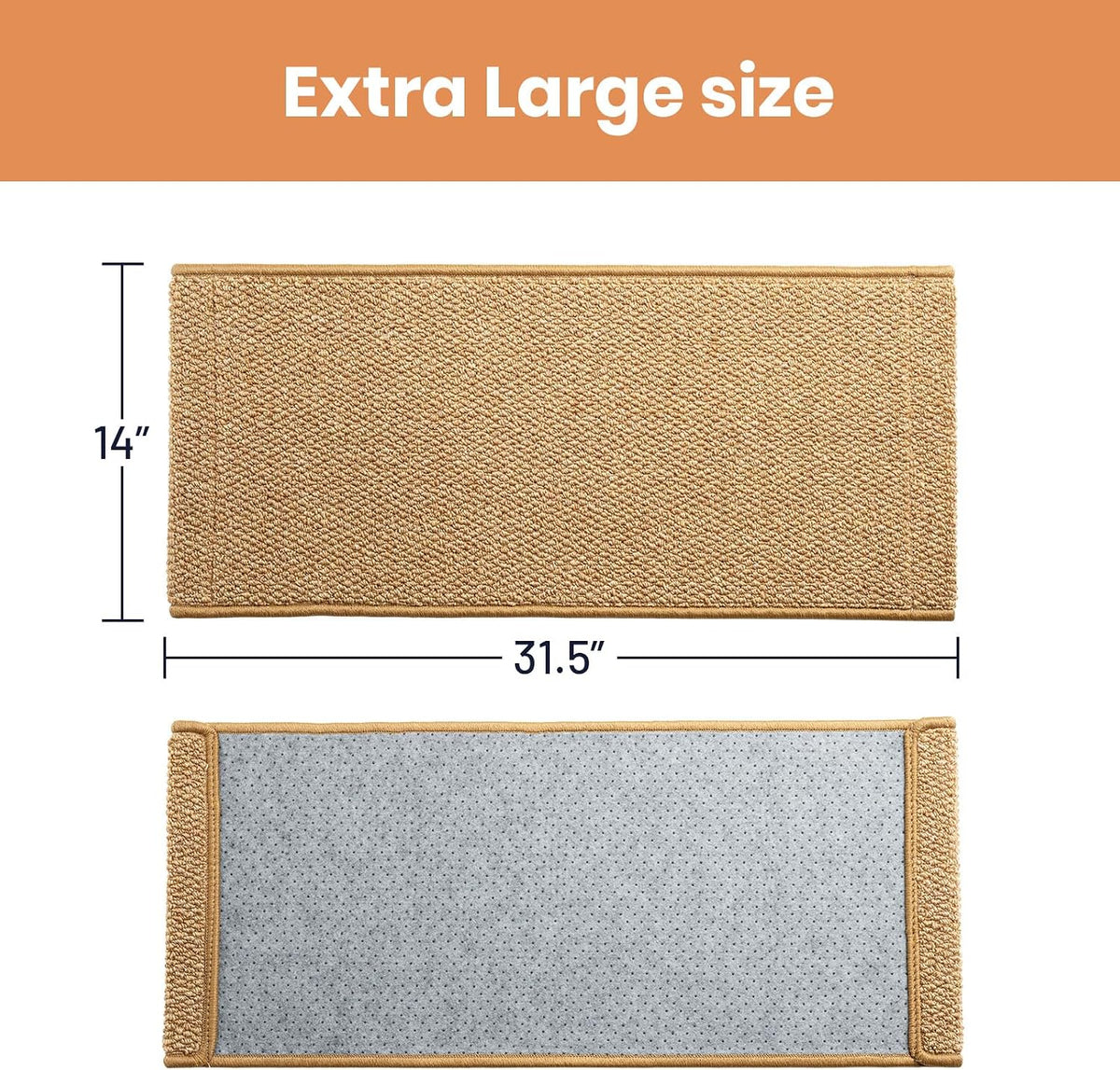 Extra Large Cat Scratcher Mat - Sisal-Style Scratching Rug for Indoor Cats
