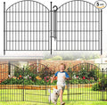 Decorative Garden Fence 32in x12ft, 5 Pack No Dig Fence Animal Barrier by Thrivinest