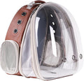Front Extension Vented Pet Carrier Backpack by halinfer