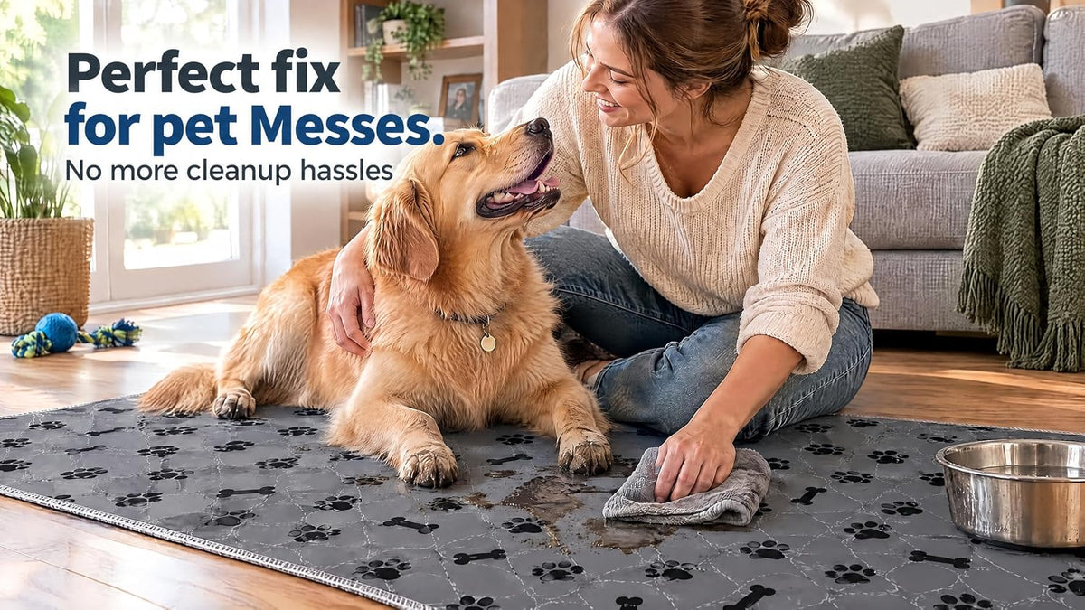 Washable Pee Pads for Dogs, 2 Pack 36"x41", Waterproof Non-Slip Reusable