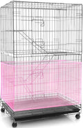 Shappy Large Bird Cage Seed Catcher, Bird Cage Cover Net Skirt Guard, by Shappy