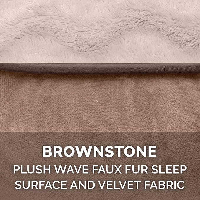 Furhaven Memory Foam Dog Bed for Medium/Small Dogs w/ Removable Bolsters & - Image 6