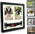 OtterPets Dog Memorial Picture Frame 9x9 with Collar Holder, 5 Displays