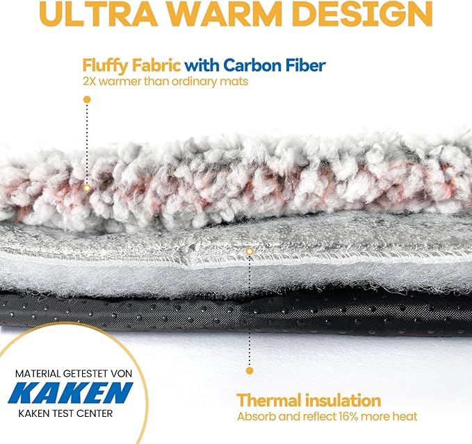 Self Warming Cat Bed Self Heating Cat Dog Mat 29.1 x 18.9 inch Extra Warm - Image 3
