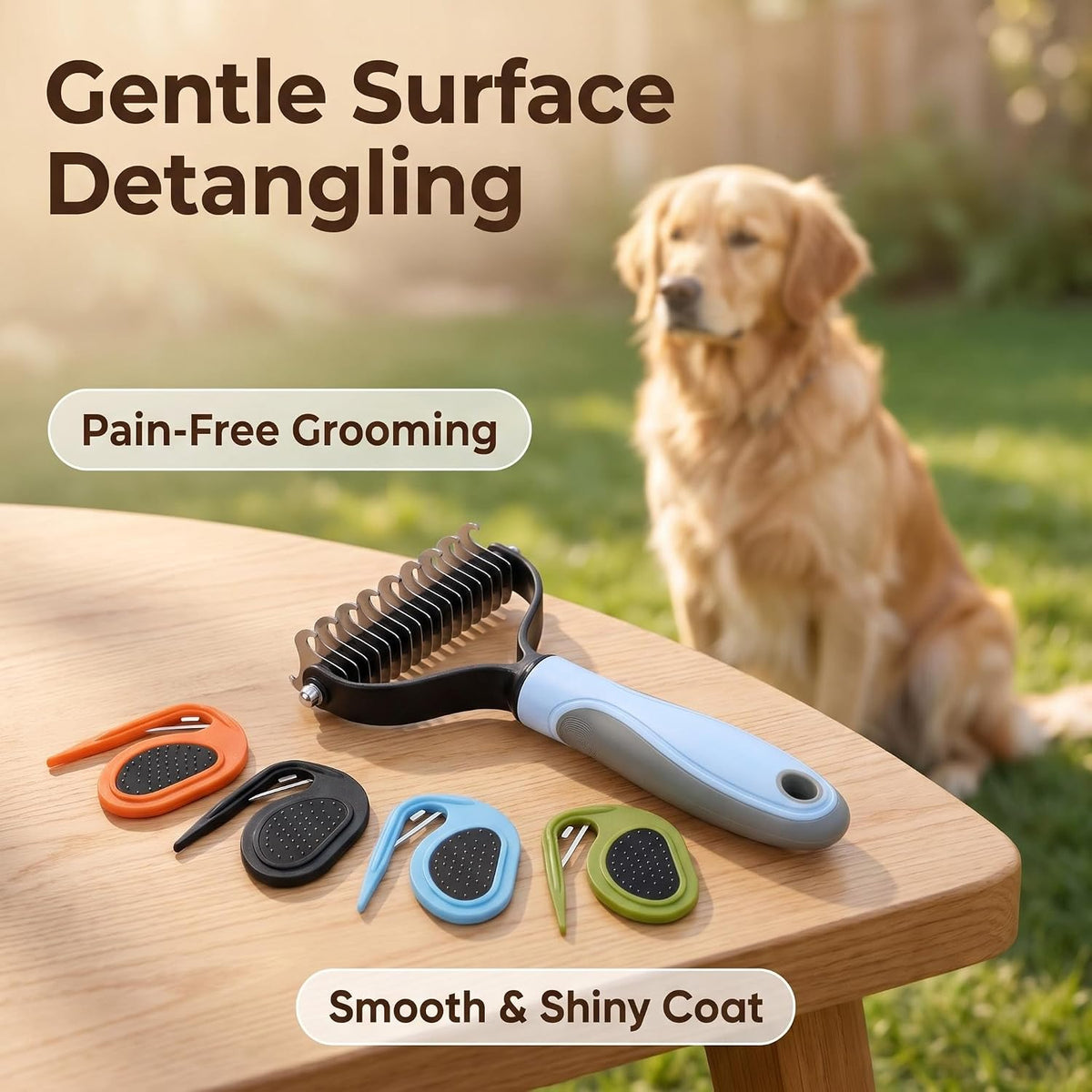 Pet Detangling Comb Pet Pro Grooming Tool for Cats