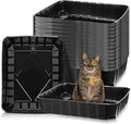 Zubebe 50 Pack Disposable Cat Litter Box by Zubebe