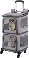 Double Pet Carrier Backpack by VOISTINO